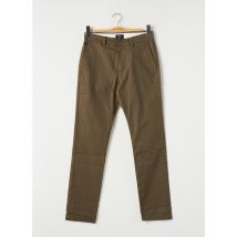 SUPERDRY - Pantalon chino vert en coton pour homme - Taille W29 L32 - Modz