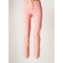 ANNA MONTANA - Jeans coupe droite rose en coton - Femme - Taille 38 - Modz