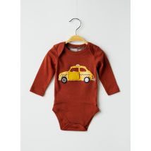 MILK ON THE ROCKS - Body marron en coton - Garçon - Taille TU - Modz