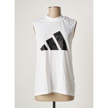 ADIDAS - Débardeur blanc en polyester - Femme - Taille 40 - Modz