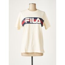 FILA - T-shirt beige en coton pour femme - Taille 40 - Modz