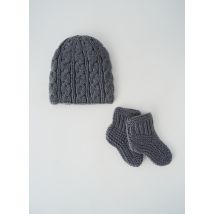 MOON - Bonnet gris en laine - Fille - Taille TU - Modz