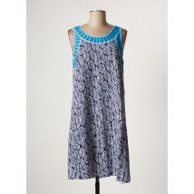 HATLEY - Robe mi-longue bleu en viscose - Femme - Taille 36 - Modz