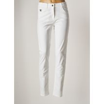 WEILL - Pantalon slim beige en coton - Femme - Taille 38 - Modz