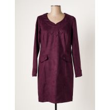FELINO - Robe courte violet en polyester - Femme - Taille 42 - Modz