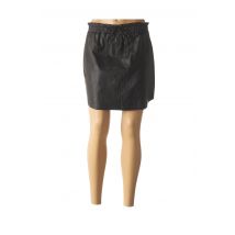 MINSK - Jupe courte noir en polyurethane - Femme - Taille 38 - Modz