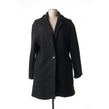 MINSK - Manteau long noir en polyester pour femme - Taille 38 - Modz