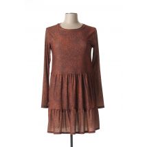 MINSK - Robe courte orange en polyester - Femme - Taille 38 - Modz