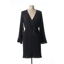 MINSK - Robe mi-longue noir en polyester pour femme - Taille 40 - Modz