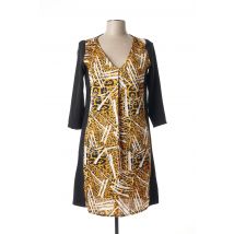 MINSK - Robe courte jaune en polyester - Femme - Taille 38 - Modz
