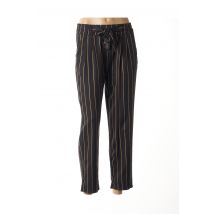 MINSK - Pantalon large noir en polyester pour femme - Taille 38 - Modz