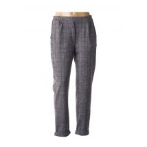 MINSK - Pantalon droit gris en polyester pour femme - Taille 38 - Modz