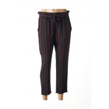MINSK - Pantalon 7/8 noir en polyester - Femme - Taille 38 - Modz