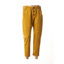 MINSK - Pantalon 7/8 jaune en polyester pour femme - Taille 38 - Modz