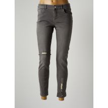 MOS MOSH - Jeans coupe slim gris en coton - Femme - Taille W27 - Modz