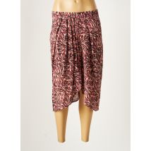 ORFEO - Jupe mi-longue rouge en polyester - Femme - Taille 36 - Modz
