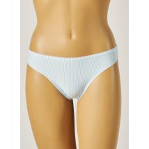 ROSA JUNIO - Tanga bleu en nylon - Femme - Taille 40 - Modz