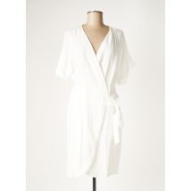 B.YU - Robe mi-longue blanc en lyocell pour femme - Taille 40 - Modz