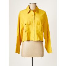 B.YU - Veste casual jaune en viscose pour femme - Taille 40 - Modz