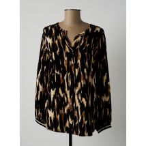 LAUREN VIDAL - Chemisier noir en viscose - Femme - Taille 36 - Modz