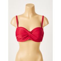 PANACHE - Haut de maillot de bain rouge en polyamide - Femme - Taille 100G - Modz