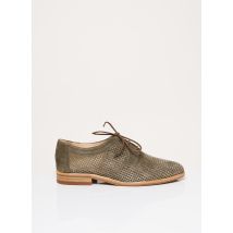 GADEA - Derbies vert en cuir pour femme - Taille 37 - Modz