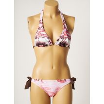 CULTURE BEACH - Maillot de bain 2 pièces rose en polyamide - Femme - Taille 38 - Modz