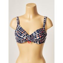 BELCOR - Haut de maillot de bain bleu en polyamide - Femme - Taille 110B - Modz