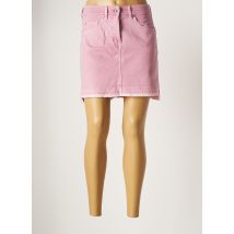 SALSA - Jupe courte rose en coton - Femme - Taille W27 - Modz