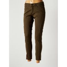IMITZ - Pantalon slim vert en coton - Femme - Taille 40 - Modz