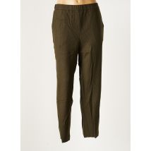 DIEGA - Pantalon droit vert en polyester - Femme - Taille 34 - Modz