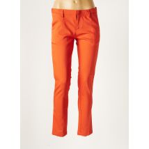 BÔ-M - Pantalon chino orange en coton - Femme - Taille W26 - Modz