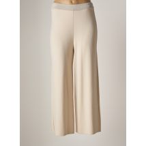 MARIA BELLENTANI - Pantalon large beige en viscose pour femme - Taille 40 - Modz