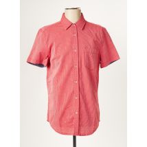 MUSTANG - Chemise manches courtes rouge en coton - Homme - Taille M - Modz