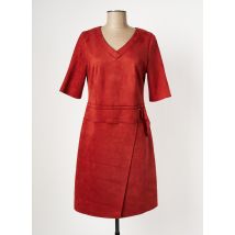 DIANE LAURY - Robe courte marron en polyester - Femme - Taille 38 - Modz