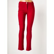 DIANE LAURY - Pantalon slim rouge en viscose - Femme - Taille 38 - Modz