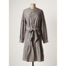 MUSTANG - Robe mi-longue gris en coton - Femme - Taille 36 - Modz