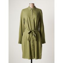 MUSTANG - Robe mi-longue vert en coton - Femme - Taille 36 - Modz