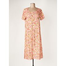 DIPLODOCUS - Robe mi-longue orange en viscose - Femme - Taille 34 - Modz