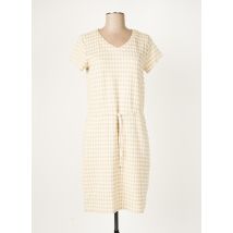 KOCCA - Robe mi-longue beige en coton - Femme - Taille 36 - Modz