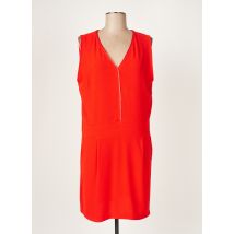 PAKO LITTO - Robe mi-longue orange en polyester pour femme - Taille 42 - Modz