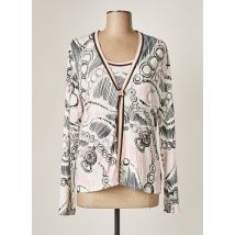 DIVAS - Twin-set blanc en viscose - Femme - Taille 42 - Modz