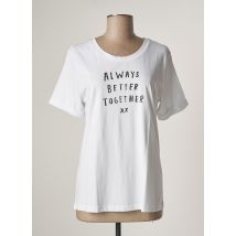 DENIM HUNTER - T-shirt blanc en coton - Femme - Taille 34 - Modz