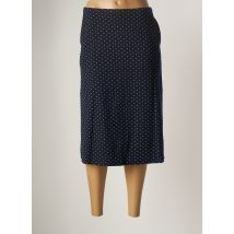 COMPAÑIA FANTASTICA - Jupe mi-longue bleu en polyester - Femme - Taille 34 - Modz