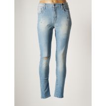 UNIQUE DNM - Jeans coupe slim bleu en coton - Femme - Taille TU - Modz