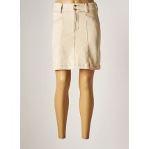 OBJECT - Jupe courte beige en coton pour femme - Taille 38 - Modz