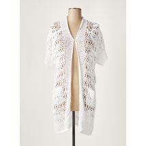 JARDIN DES ORANGERS - Gilet manches courtes blanc en coton - Femme - Taille 36 - Modz