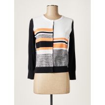 PAULE KA - Gilet manches longues blanc en coton - Femme - Taille 42 - Modz