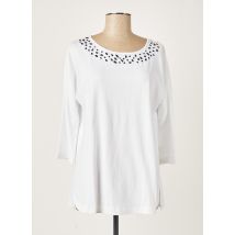 MAXMARA - Tunique manches longues blanc en coton pour femme - Taille 40 - Modz