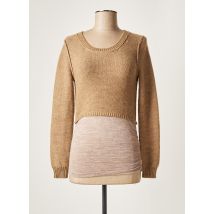 PAULE KA - Pull marron en laine - Femme - Taille 36 - Modz